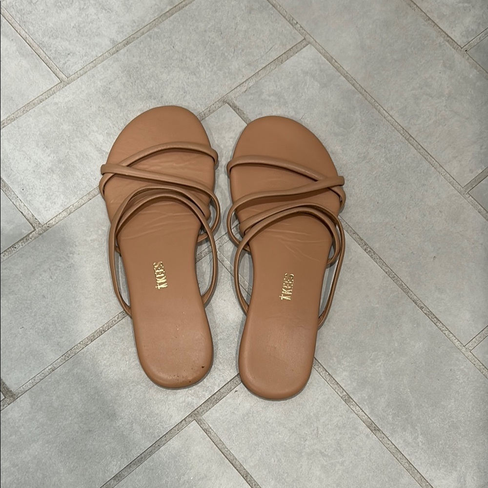 Tan Strappy Sandals